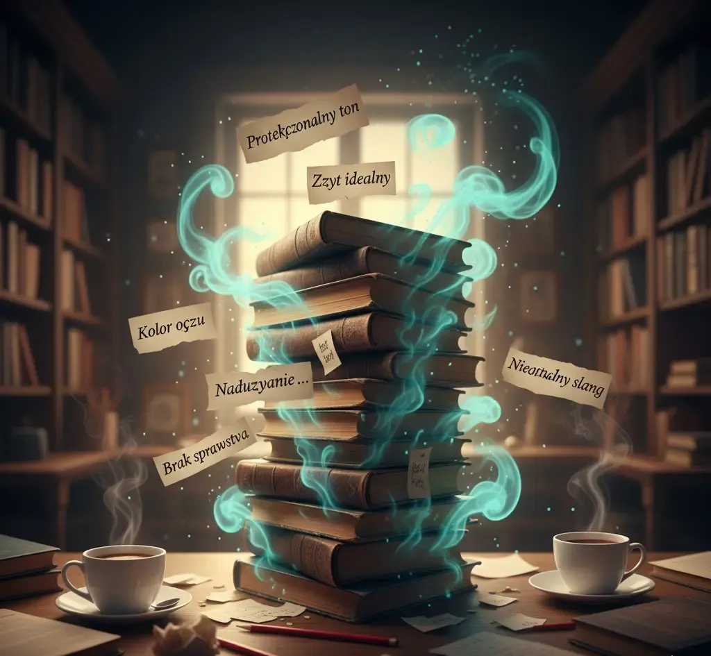 Najczęstsze błędy w recenzjach książek grafika