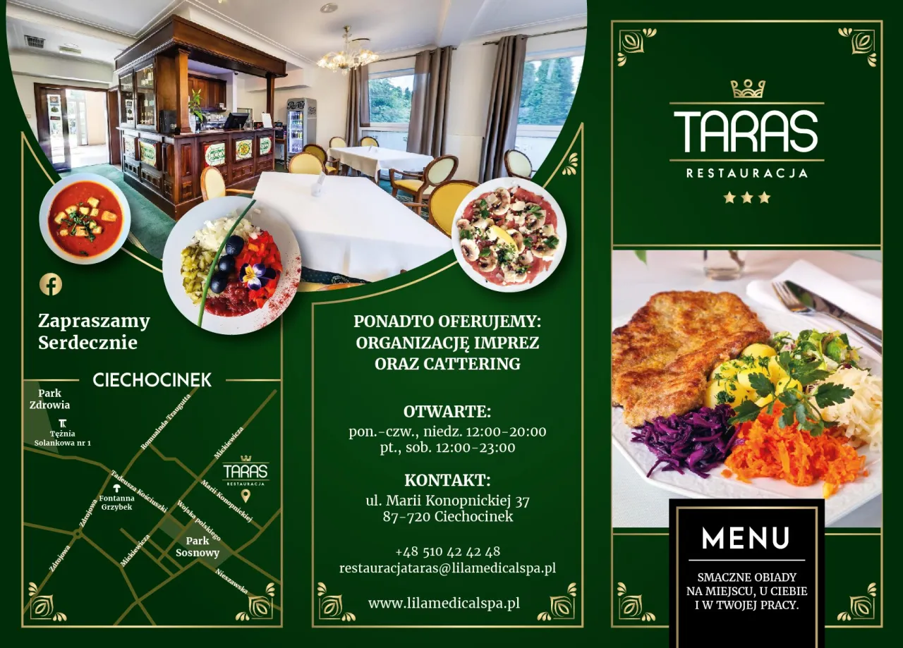 Zdjęcie Gdzie zjeść w Ciechocinku? Odkryj najlepsze restauracje i smaki