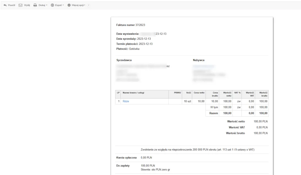 Zdjęcie Jak wystawić fakturę na ryczałcie? Darmowy wzór do pobrania