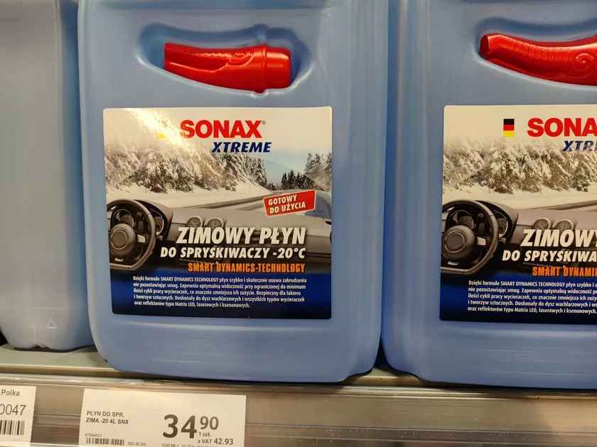 Zdjęcie Dlaczego płyn spryskiwczay Sonax jest wart każdej złotówki? Zalety