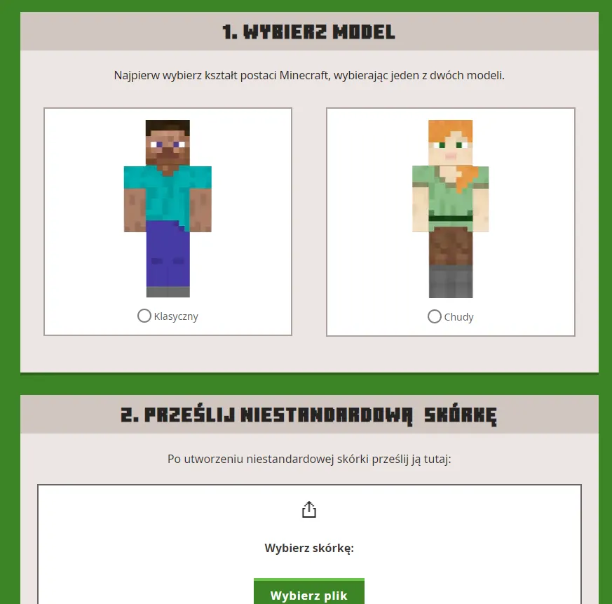 Zdjęcie Jak pobrać skiny do Minecraft bez stresu i problemów krok po kroku