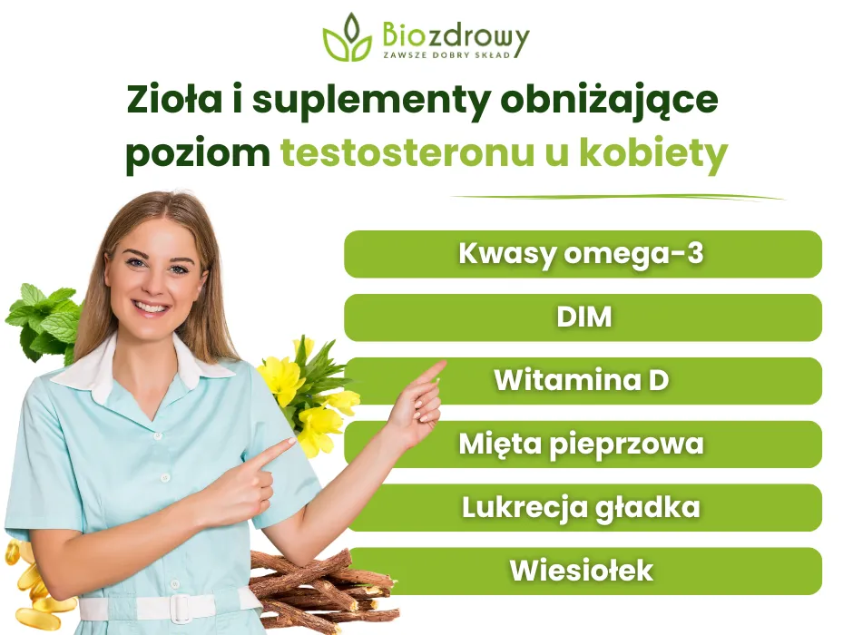 Zdjęcie Jak obniżyć poziom testosteronu u kobiet: 7 skutecznych metod naturalnych
