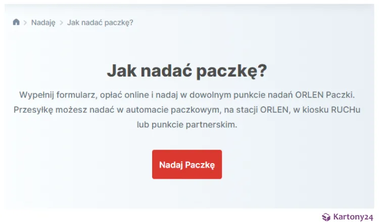 Zdjęcie Jak wysłać paczkę przez Orlen – proste kroki, uniknij problemów