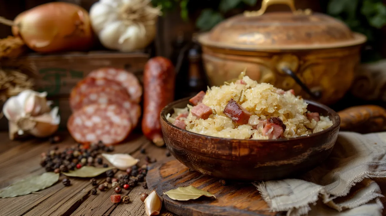 Zdjęcie Bigos z kiełbasą i boczkiem: Jak zrobić ten klasyczny, polski specjał?