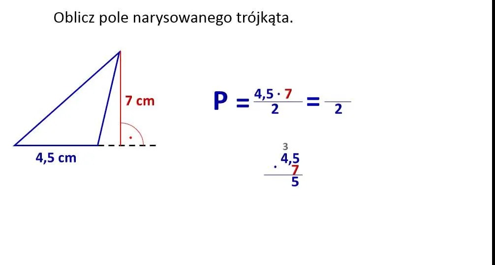 Zdjęcie Jak obliczyć pole trójkąta rozwartokątnego - proste metody i przykłady