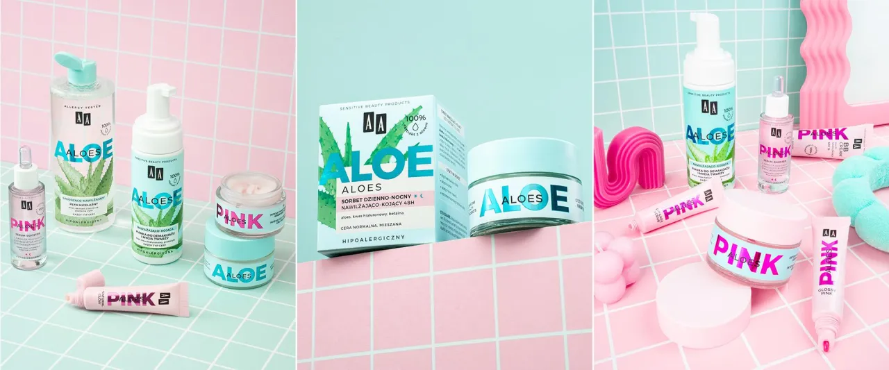 AA esencje rewitalizujące r&oacute;żne linie produkt&oacute;w