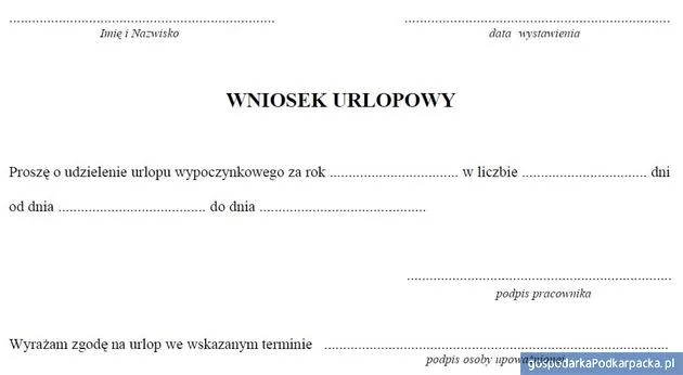 stażysta z urzędu pracy dni wolne