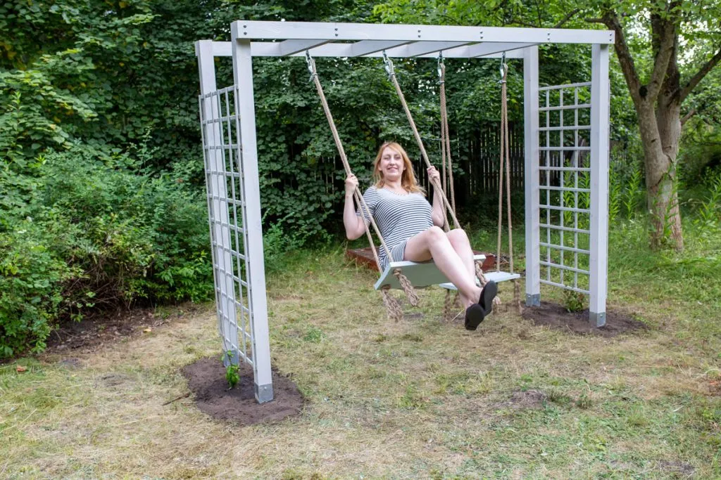 test obciążeniowy huśtawki DIY