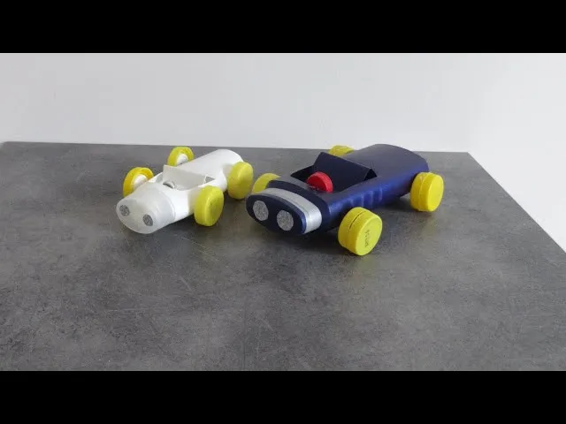 materiały do samochodu z butelki