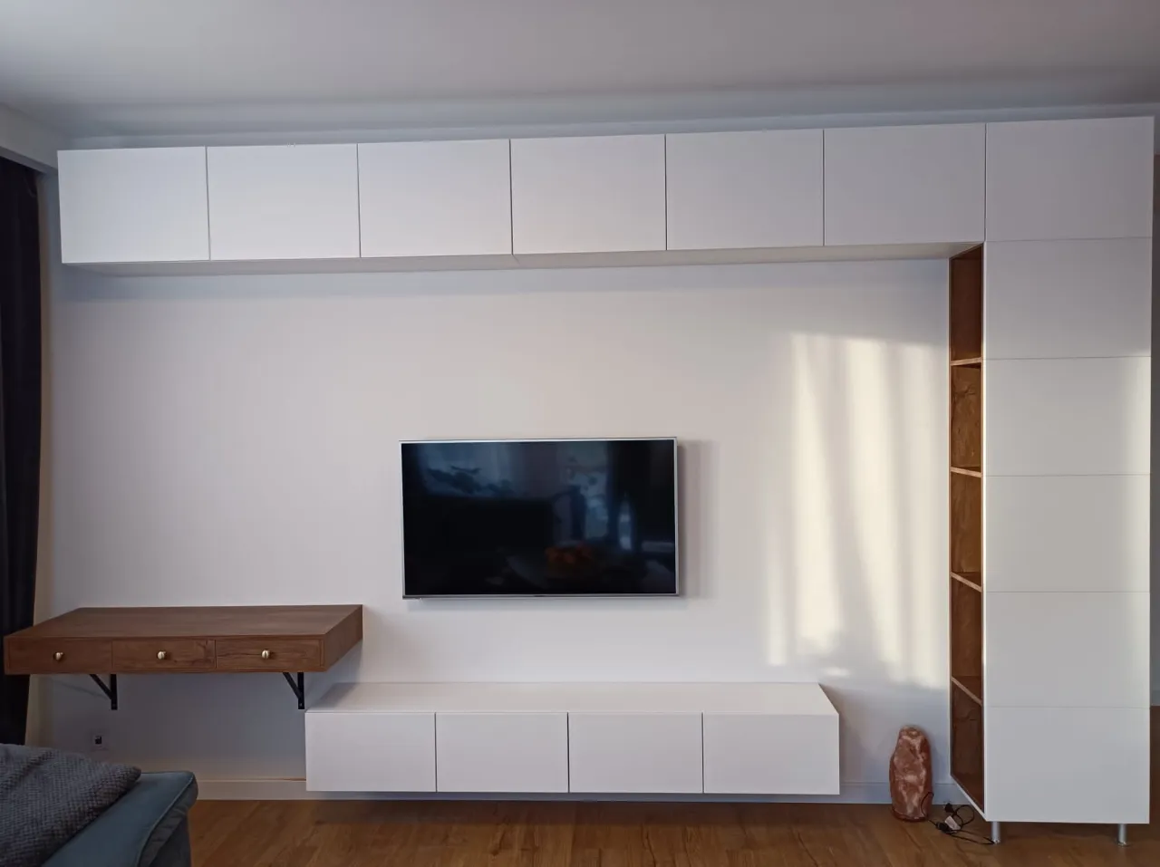 Meble z OSB inspiracje biurko regał szafka RTV