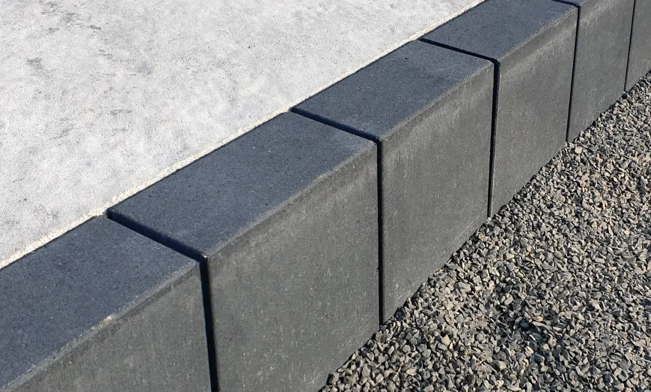 Estetyka krawężników betonowych i granitowych