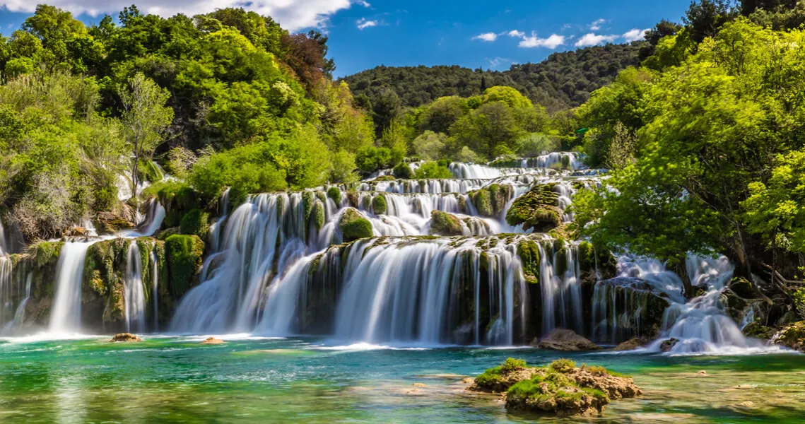 Jeziora Plitwickie wodospady