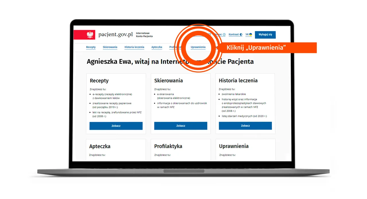 upoważnienie do IKP bliskiej osoby