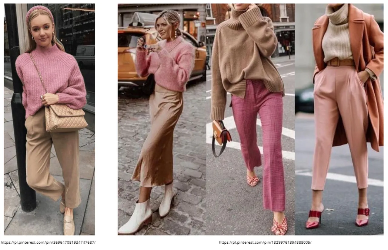 Paleta kolorów pasujących do beżu w modzie