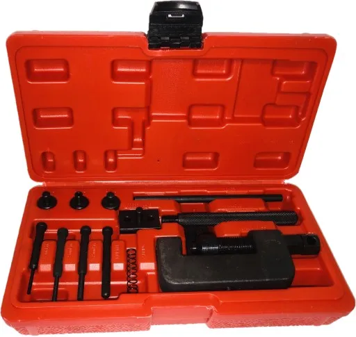 Zestaw narzędzi do zakuwania łańcucha motocyklowego