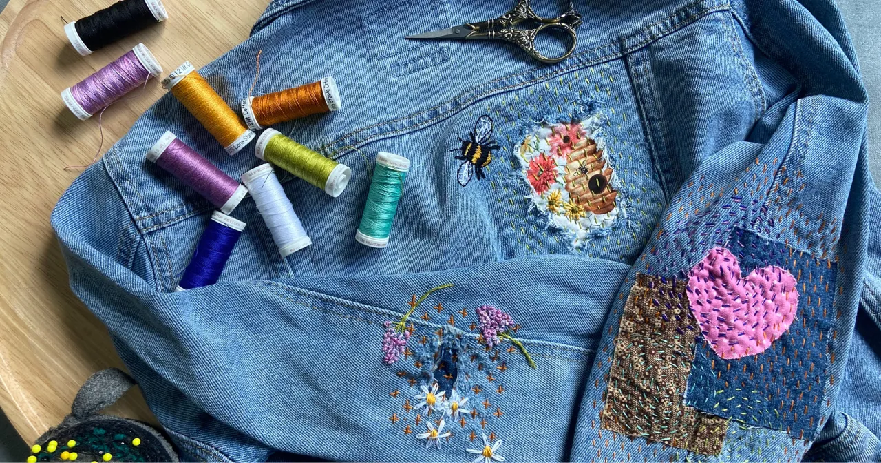 visible mending inspiracje