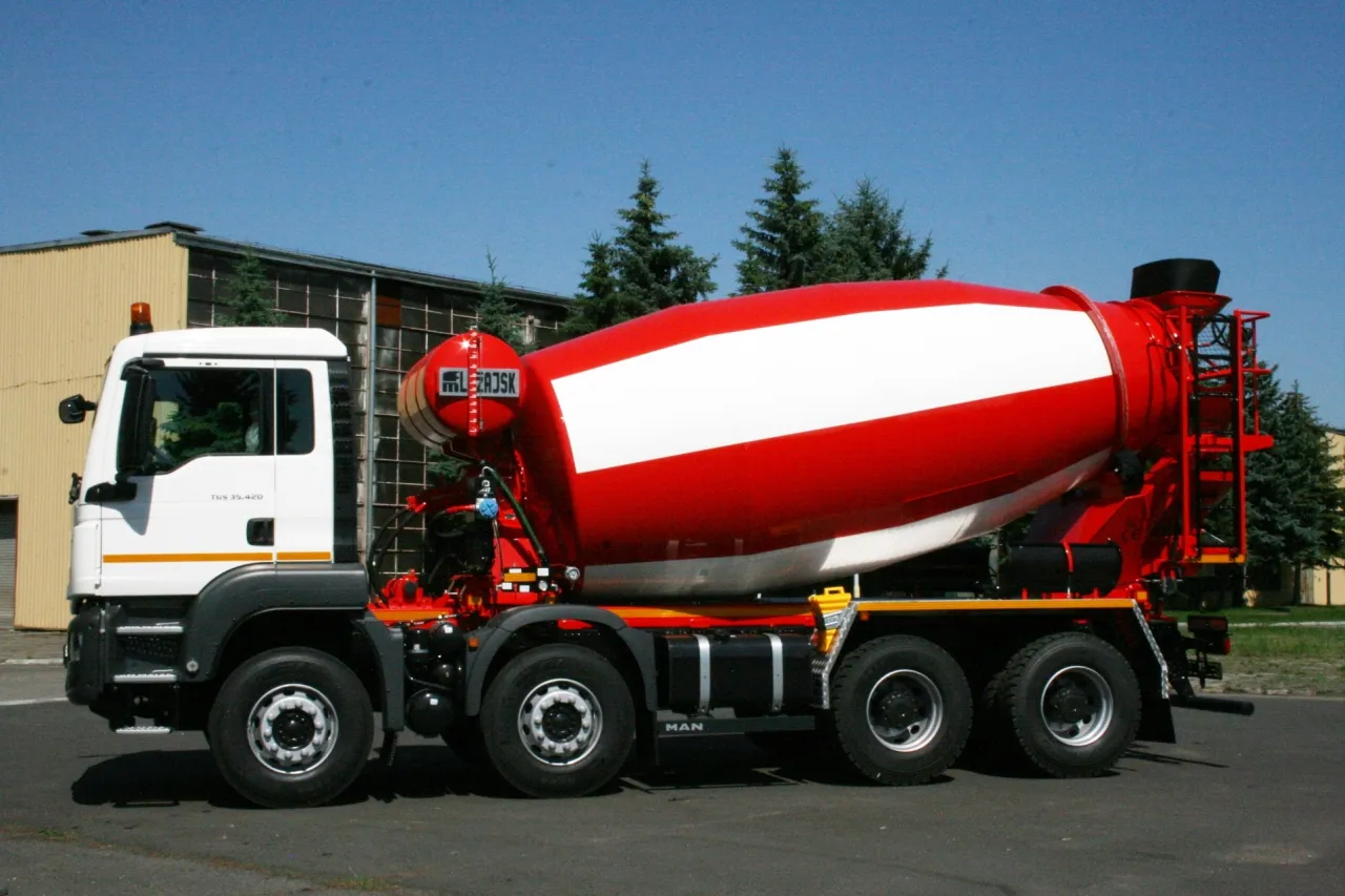 betonomieszarka pojemność 8m3