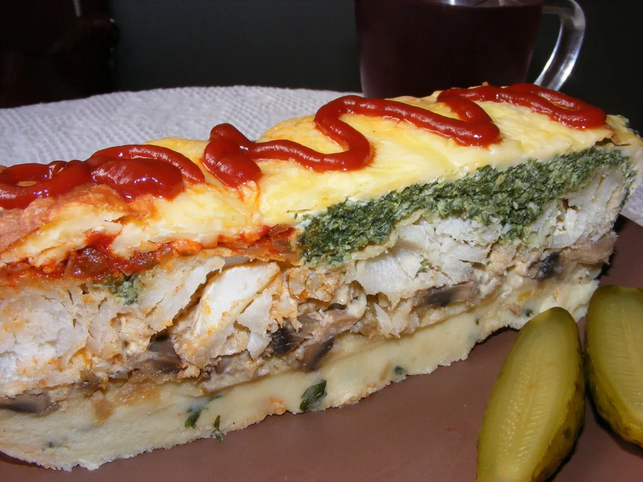 Składniki do zapiekanki ziemniaczanej z dorszem