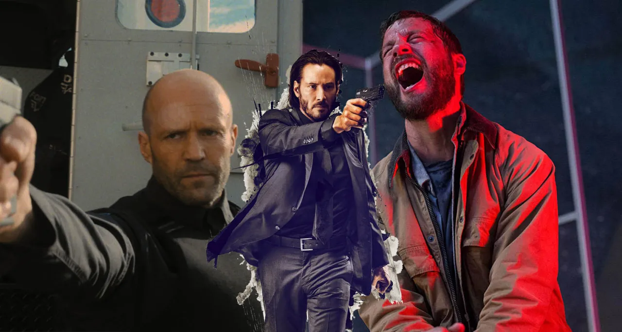 filmy podobne do John Wick zestawienie plakatów