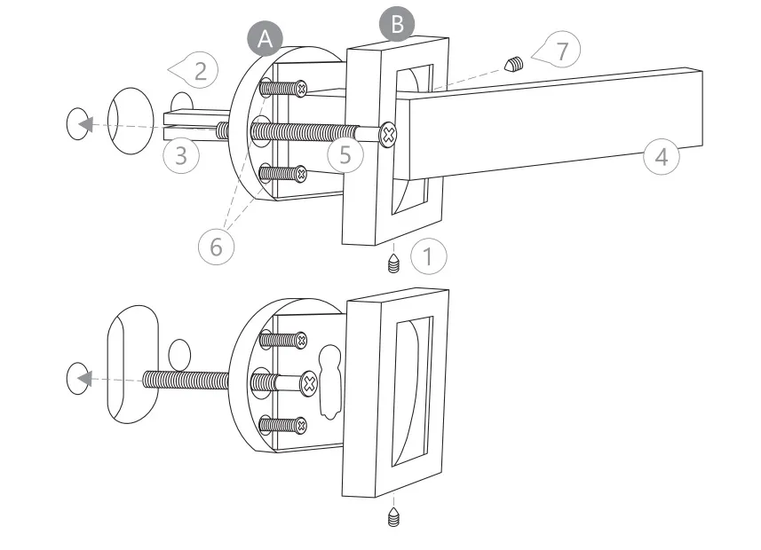 montaż klamki drzwiowej krok po kroku