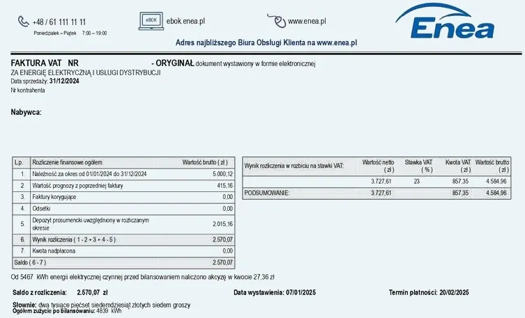 przykładowa faktura prosumencka net-billing