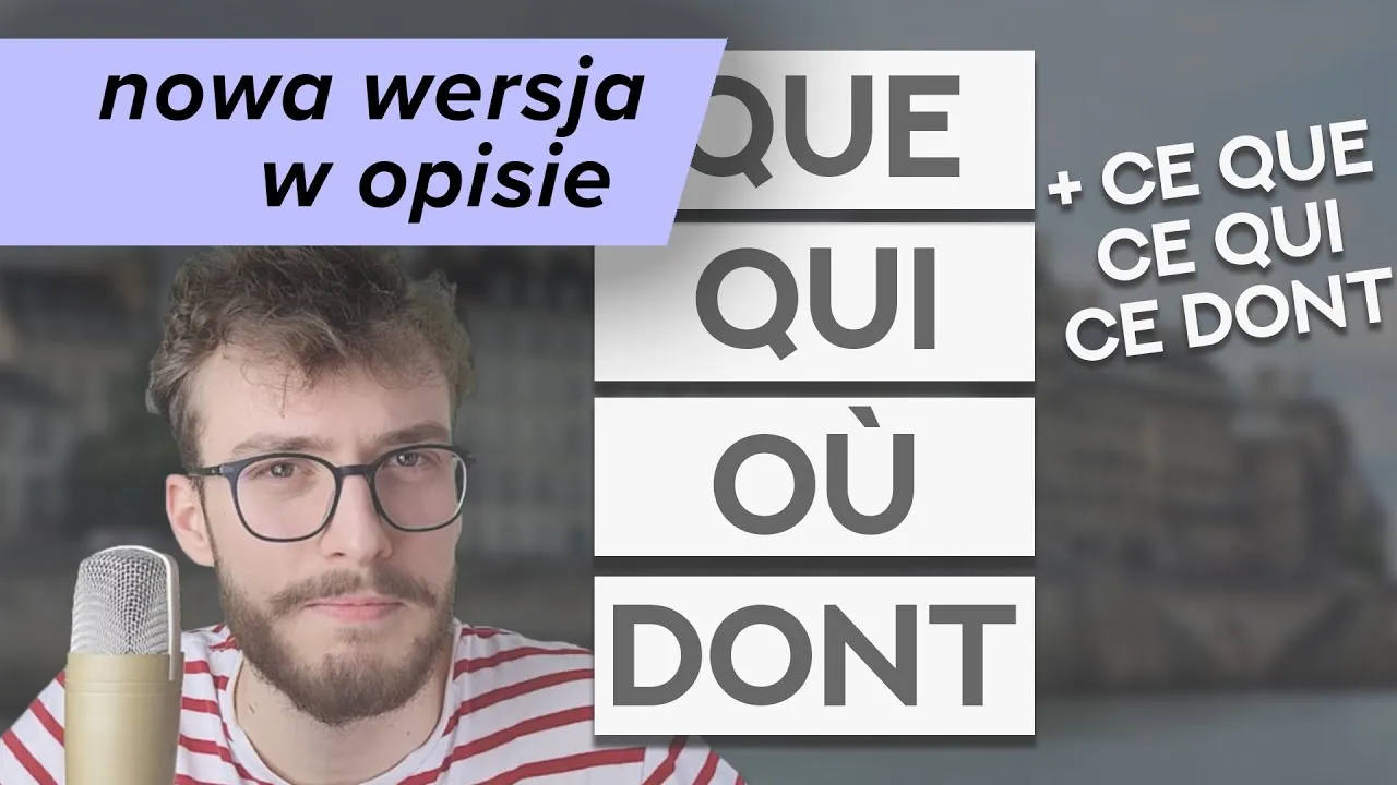 francuskie zaimki względne o&ugrave; miejsce czas