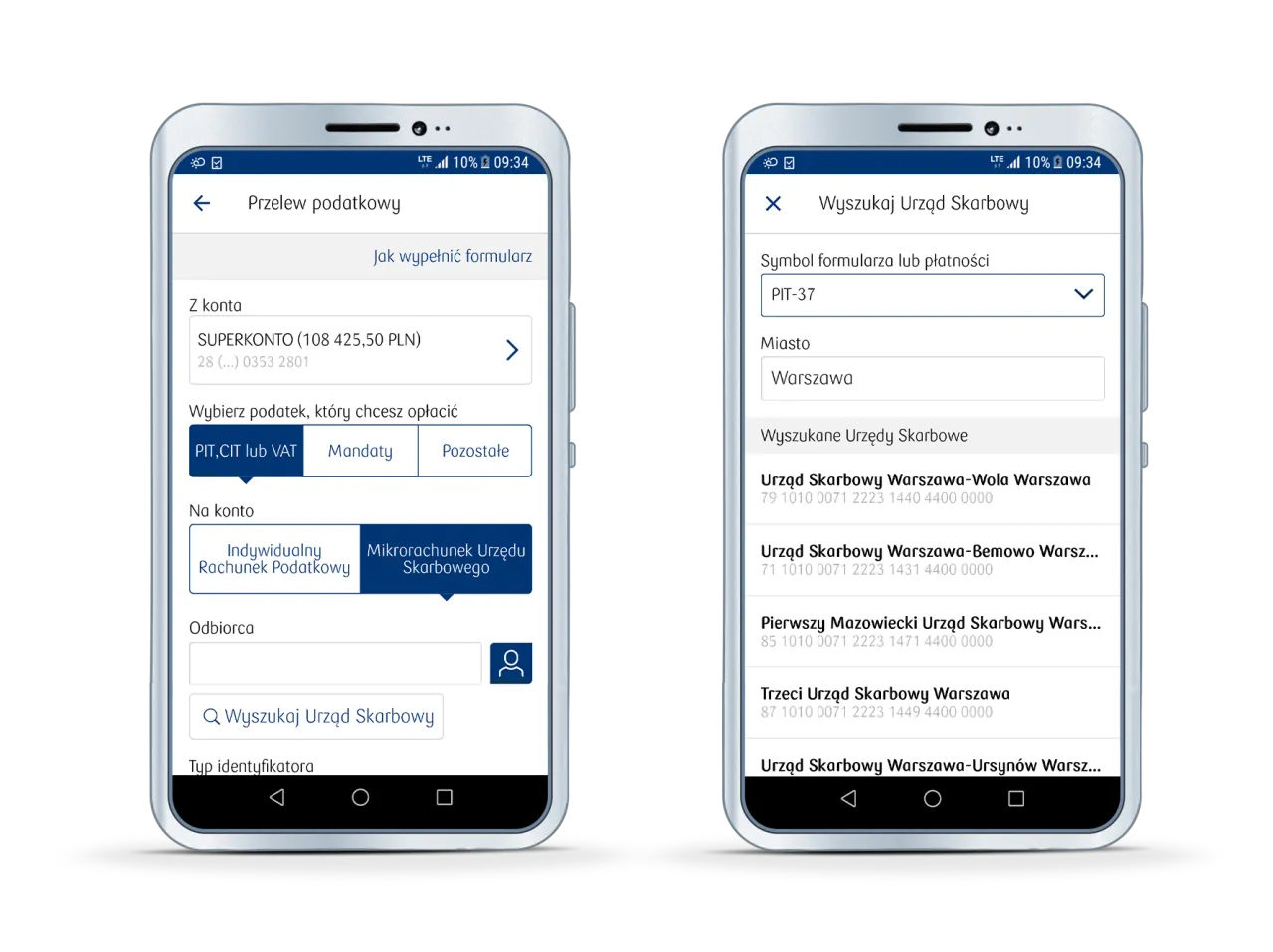 przelew bankowy podatek od nieruchomości