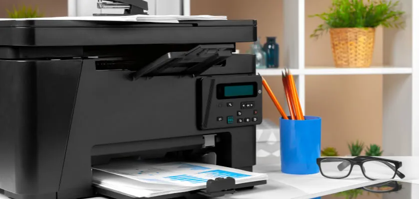 różne typy drukarek mobilnych i domowych