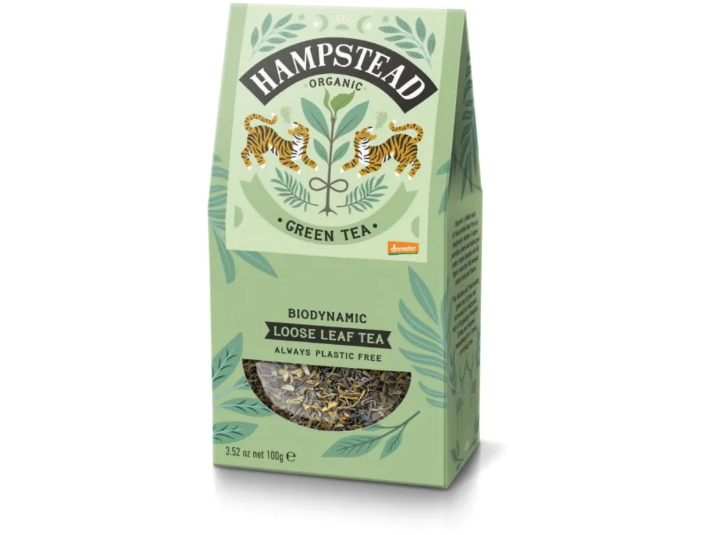 wysokiej jakości herbata liściasta z certyfikatem bio