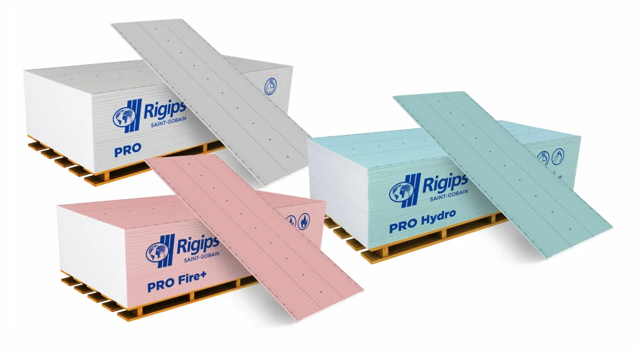 r&oacute;żne rodzaje gipsu budowlanego