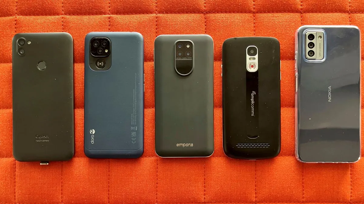 Vergleichstabelle Senioren Smartphones