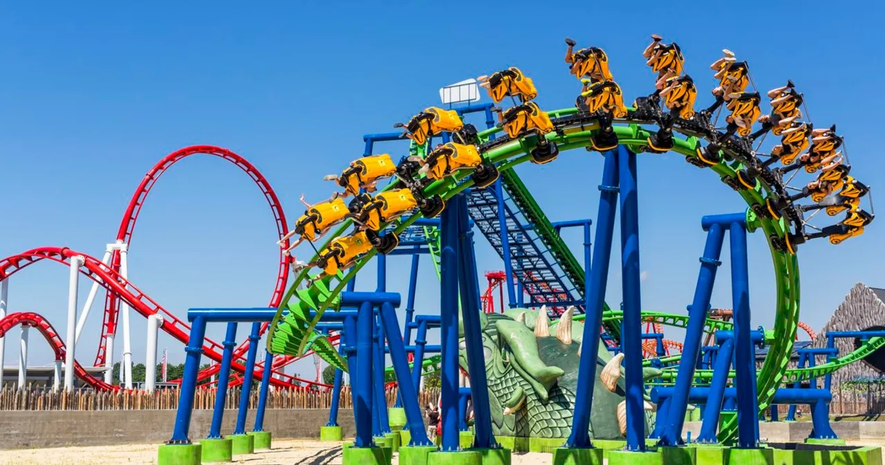 Hyperion rollercoaster techniczne dane prędkość wysokość