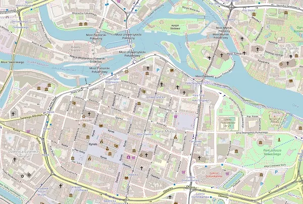Mapa Centrów Obsługi Mieszkańca Wrocławia