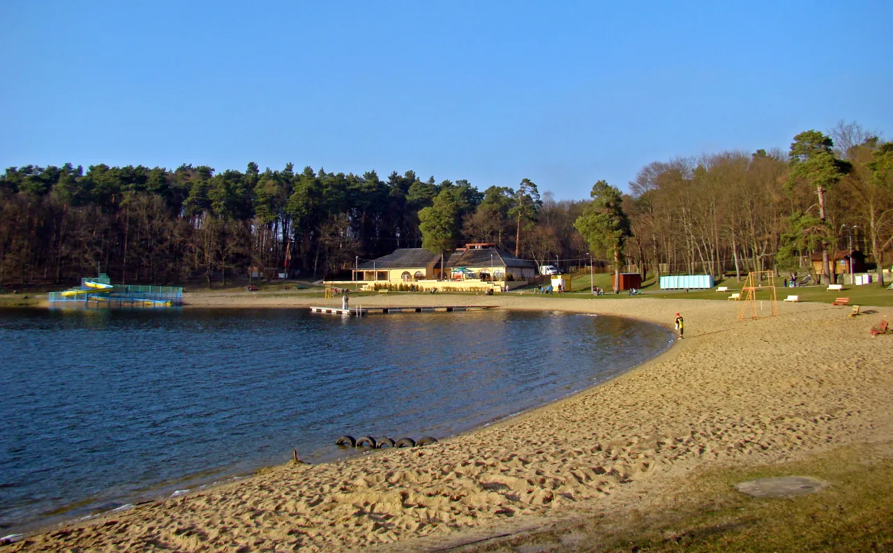 Jezioro Głębokie Szczecin widok ogólny