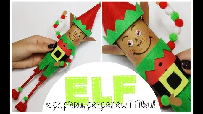Uszy elfa DIY i czapka elfa z filcu