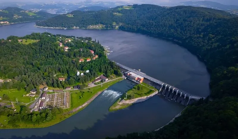 wizualizacja Elektrownia Szczytowo-Pompowa Rożnów II