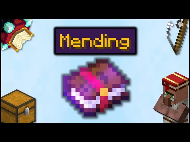 minecraft mending enchantment book