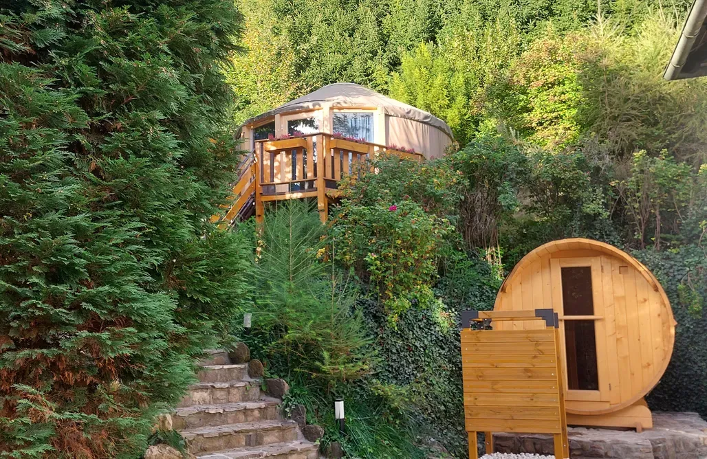 Glamping, domek na drzewie, jurta