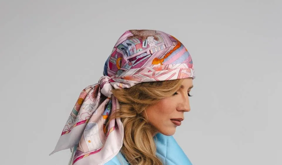 chusta na głowie inspiracje