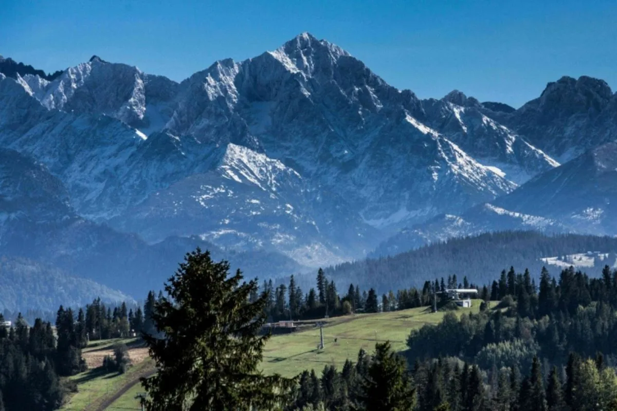 panorama Tatr z Kotelnicy Białczańskiej