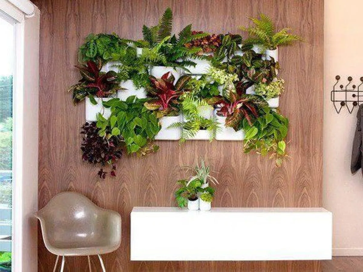 kwiaty na ścianie inspiracje