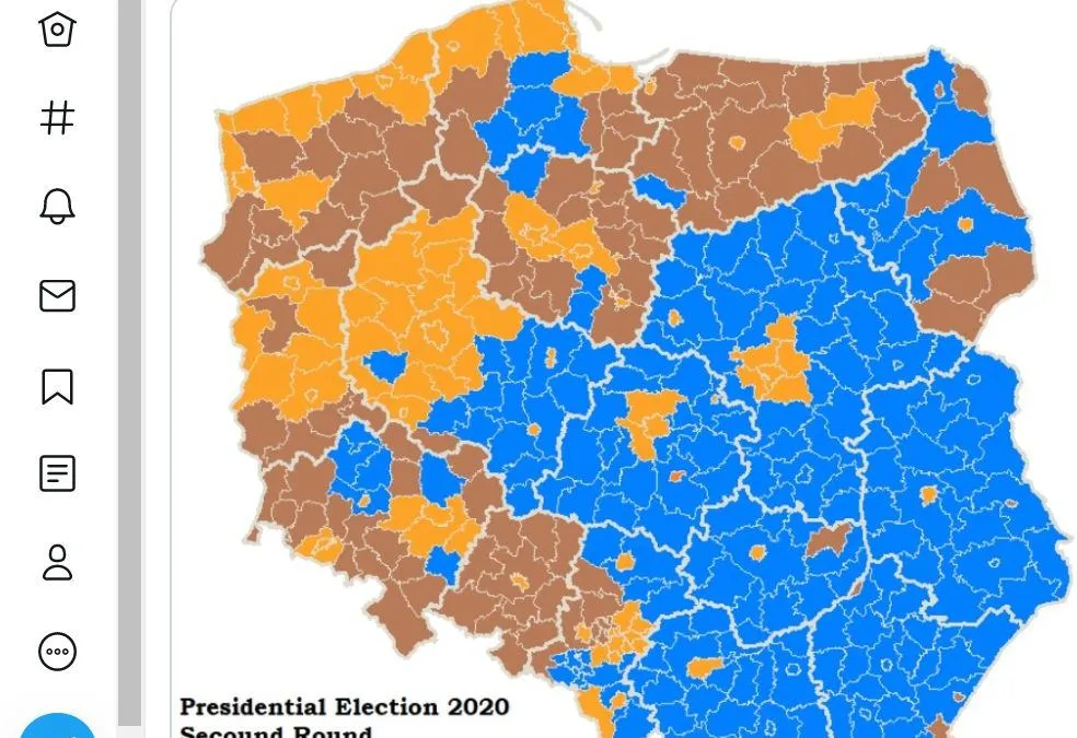 Wyniki wyborów prezydenckich 2020 podział głosów Konfederacji