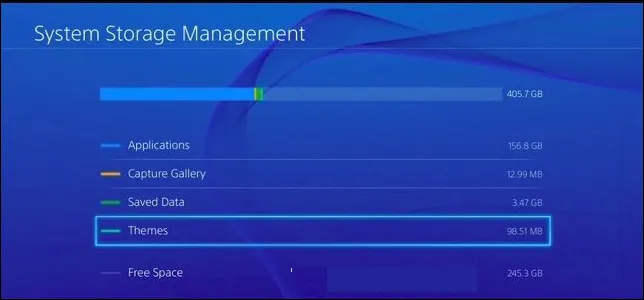 PlayStation 4 zarządzanie pamięcią dyskową