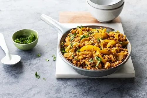 Szybkie wegetariańskie dania z ryżu