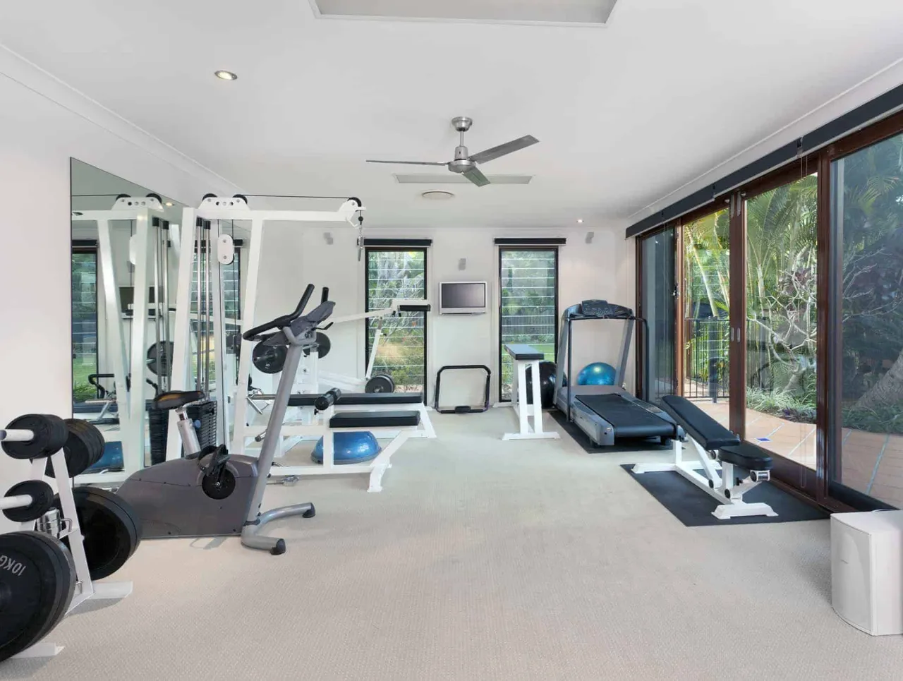 siłownia dla początkujących wnętrze