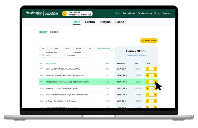 Skup złota online vs stacjonarny