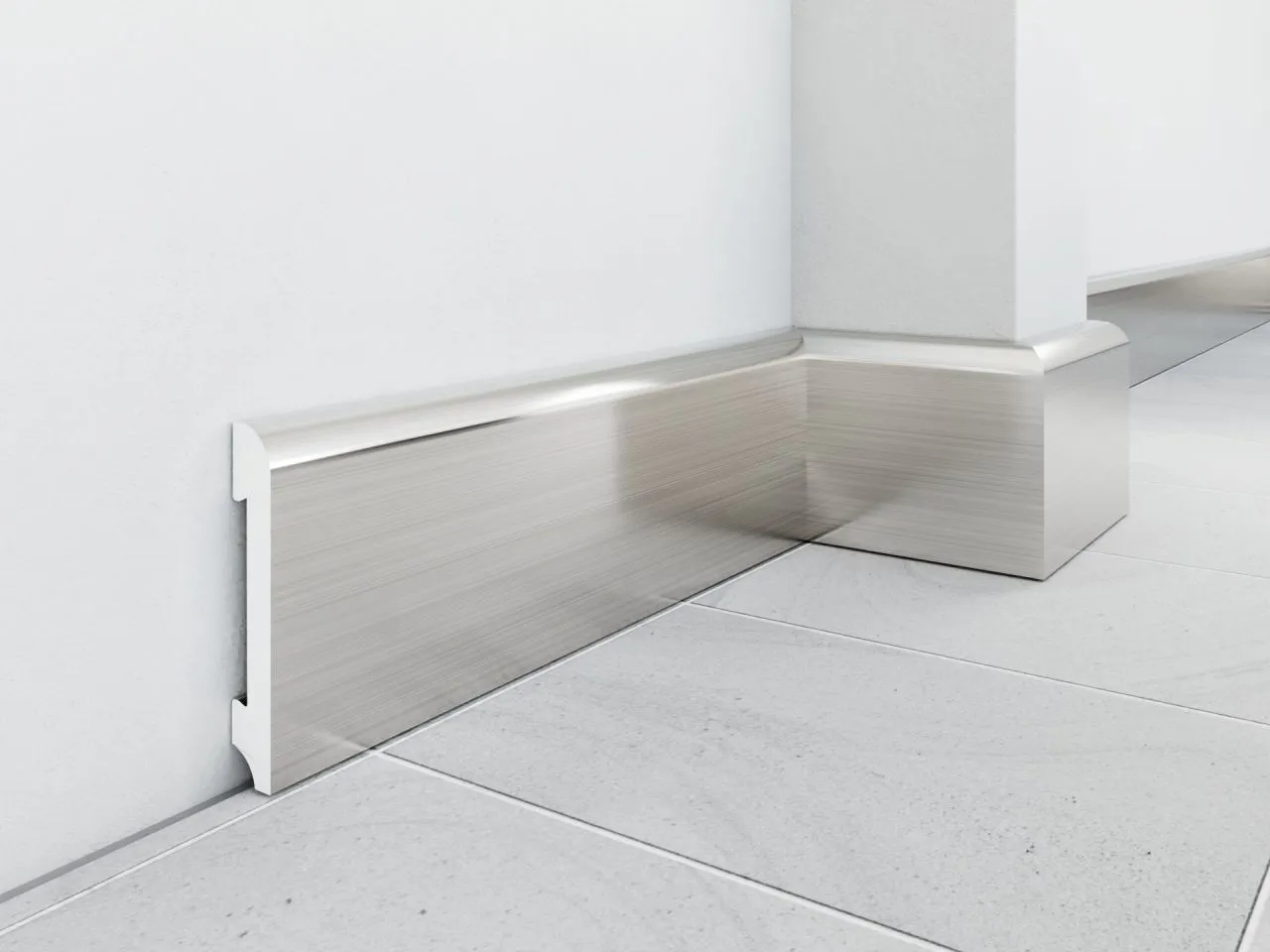 listwy przypodłogowe do szarych płytek inspiracje kolorystyczne