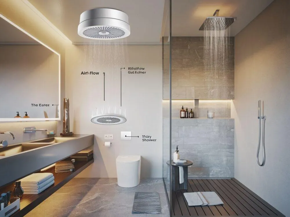 Zdjęcie Jaki wentylator do łazienki bez okna: uniknij wilgoci i hałasu