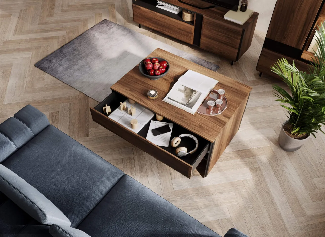 Zasady kompozycji dekoracji na ławie kawowej