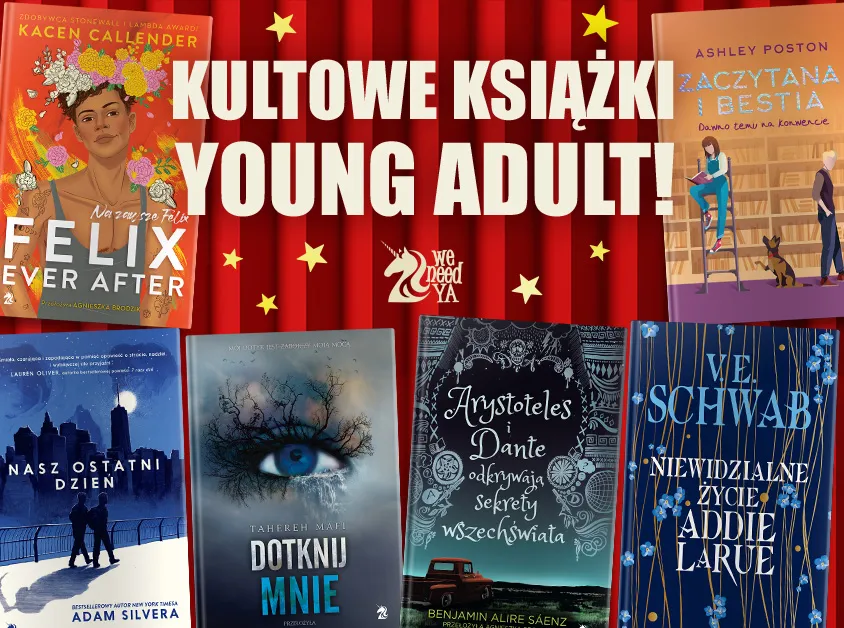 okładki książek young adult poruszających ważne tematy
